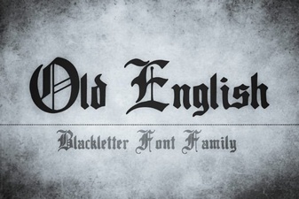 Craft Projects with Classic Old English Fonts