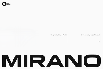 Mirano Extended Font for Modern Design Projects