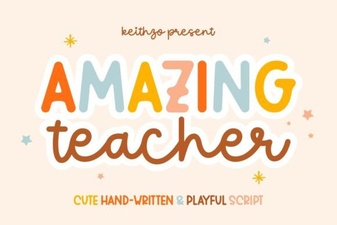 Creative Projects Using the Amazing Teacher Font