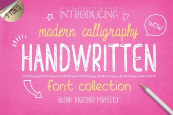 Creative Handwriting Fonts for Your Design Projects