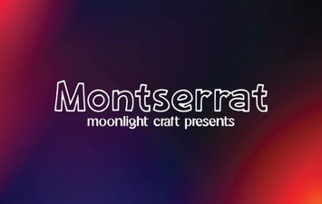 Design Projects Using the Montserrat Typeface