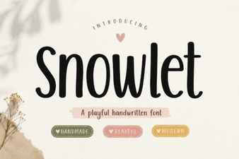 Snowlet Font: Creative Ideas for Modern Design Projects